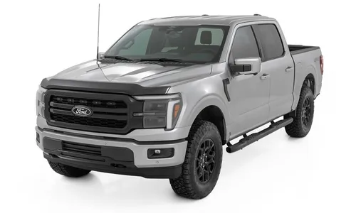 Защитная накладка капота, глянцевый чёрный цвет, Ford F-150 (2021–2026), Rough Country — фото 4