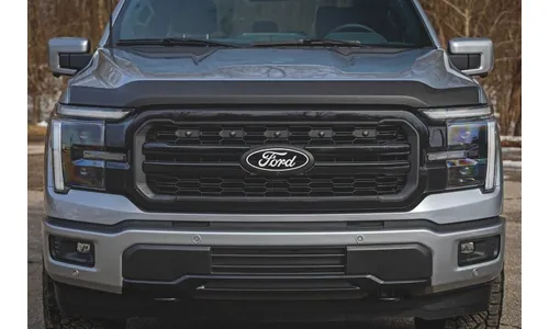 Защитная накладка капота, глянцевый чёрный цвет, Ford F-150 (2021–2026), Rough Country — фото 7