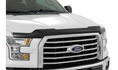 Защитная накладка капота, глянцевый чёрный цвет, Ford F-150 (2015–2020), Rough Country — фото 3