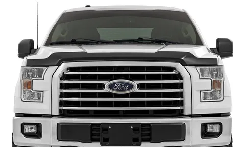 Защитная накладка капота, глянцевый чёрный цвет, Ford F-150 (2015–2020), Rough Country — фото 5