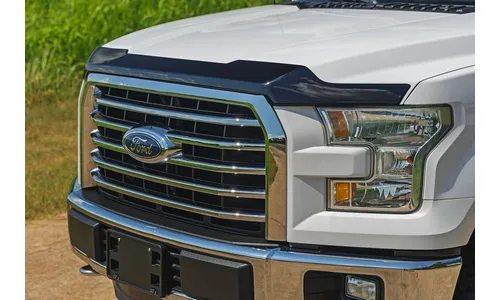 Защитная накладка капота, глянцевый чёрный цвет, Ford F-150 (2015–2020), Rough Country — фото 7