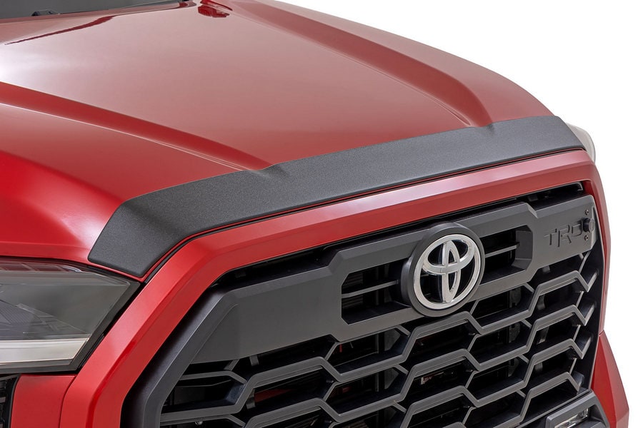 Защитная накладка капота, матовый чёрный цвет, Toyota Tundra III, Rough Country — фото 1
