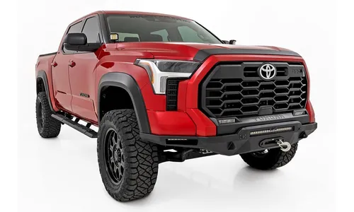Защитная накладка капота, матовый чёрный цвет, Toyota Tundra III, Rough Country — фото 3