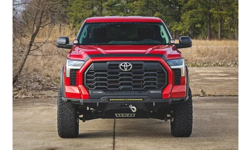 Защитная накладка капота, матовый чёрный цвет, Toyota Tundra III, Rough Country — фото 7