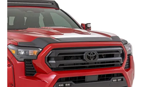 Защитная накладка капота, матовый чёрный цвет, Toyota Tacoma IV, Rough Country — фото 1