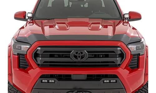Защитная накладка капота, матовый чёрный цвет, Toyota Tacoma IV, Rough Country — фото 5