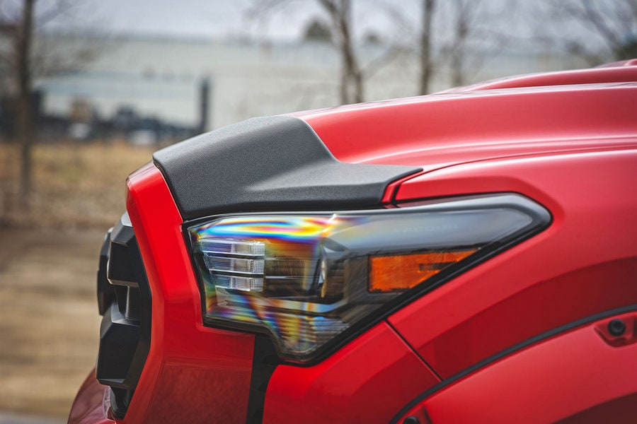 Защитная накладка капота, матовый чёрный цвет, Toyota Tacoma IV, Rough Country — фото 6