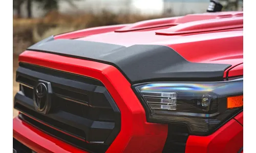 Защитная накладка капота, глянцевый чёрный цвет, Toyota Tacoma IV, Rough Country — фото 6