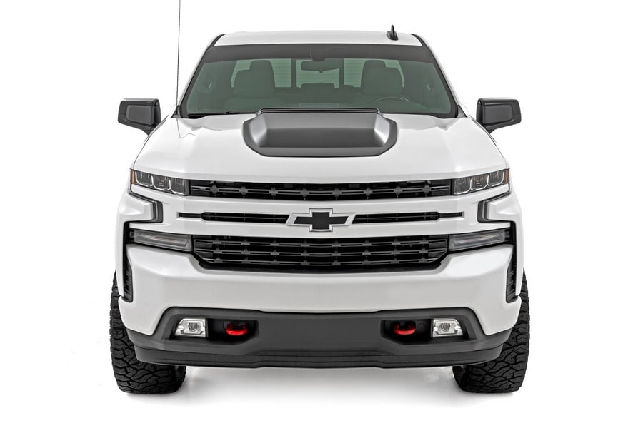 Декоративная накладка-воздухозаборник капота, цвет GXG Tungsten, Chevrolet Silverado 1500 (2019–2026), Rough Country — фото 2