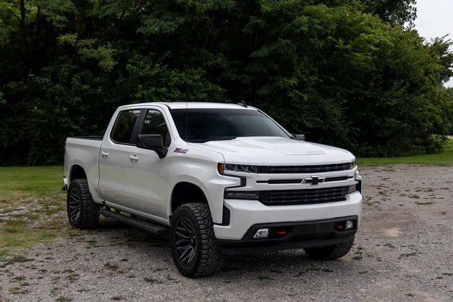 Декоративная накладка-воздухозаборник капота, цвет GXG Tungsten, Chevrolet Silverado 1500 (2019–2026), Rough Country — фото 5