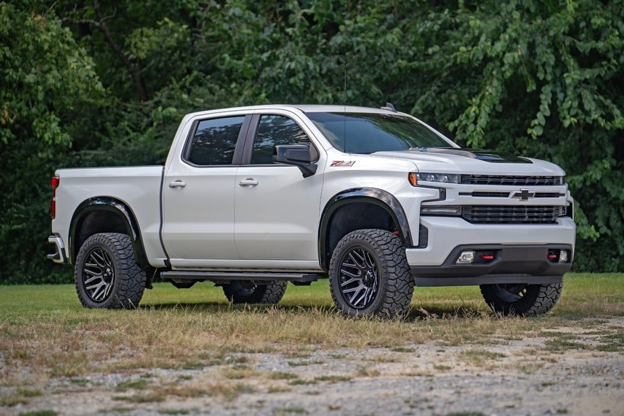 Декоративная накладка-воздухозаборник капота, цвет GXP Lakeshore Blue, Chevrolet Silverado 1500 (2019–2026), Rough Country — фото 6