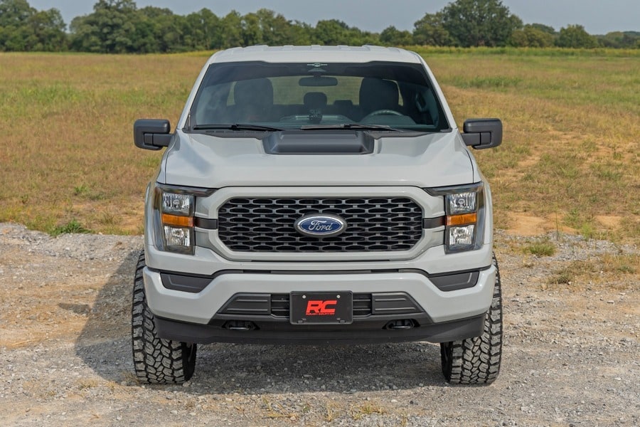 Декоративная накладка-воздухозаборник капота, цвет M7 Carbonized Gray, Ford F-150 (2021–2026), Rough Country — фото 6