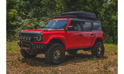 Декоративная накладка-воздухозаборник капота, цвет G4 Azure Gray, Ford Bronco VI, Rough Country — фото 7