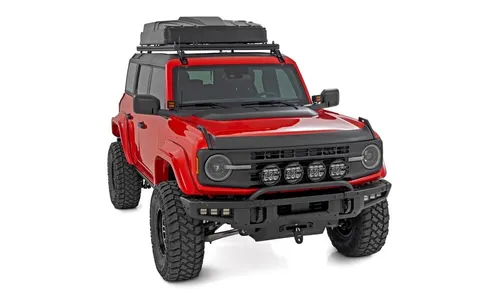 Декоративная накладка-воздухозаборник капота, цвет JS Iconic Silver, Ford Bronco VI, Rough Country — фото 2