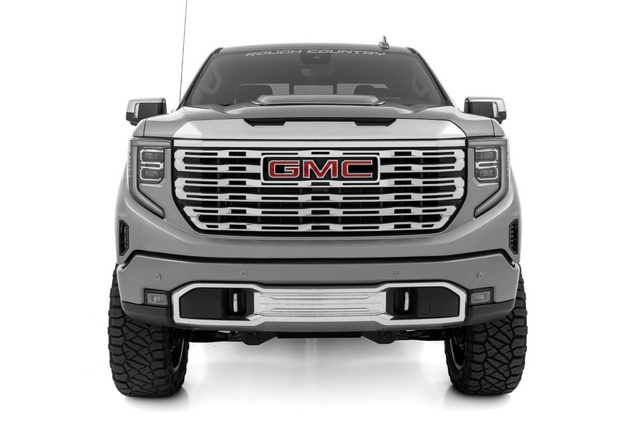 Декоративная накладка-воздухозаборник капота, цвет GTL Desert Sand, GMC Sierra 1500 (2019–2026), Rough Country — фото 5