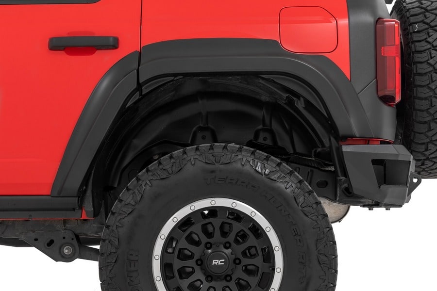 Расширители колёсных арок, цвет G1 Shadow Black, Ford Bronco VI, Rough Country — фото 7