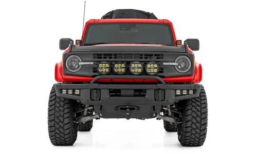 Расширители колёсных арок, цвет PQ Race Red, Ford Bronco VI, Rough Country — фото 4