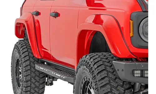 Расширители колёсных арок, цвет PQ Race Red, Ford Bronco VI, Rough Country — фото 5