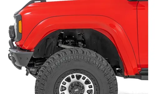 Расширители колёсных арок, цвет PQ Race Red, Ford Bronco VI, Rough Country — фото 6