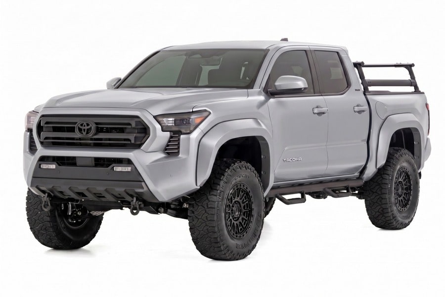 Расширители колёсных арок Sport, цвет 1J9 Celestial Silver Metallic, Toyota Tacoma IV, Rough Country — фото 2