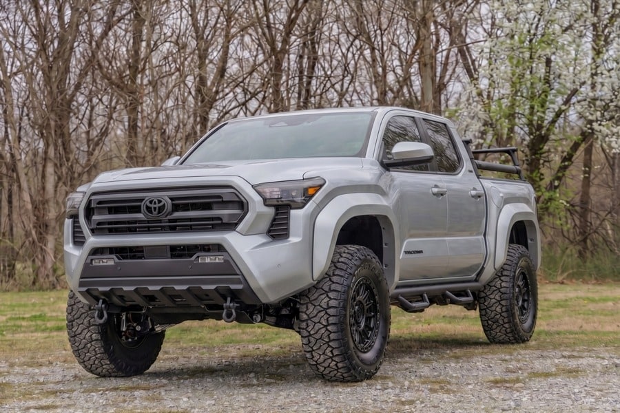 Расширители колёсных арок Sport, цвет 1J9 Celestial Silver Metallic, Toyota Tacoma IV, Rough Country — фото 5