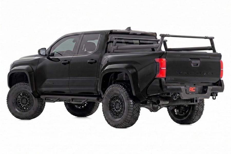 Расширители колёсных арок Sport, цвет 202 Gloss Black, Toyota Tacoma IV, Rough Country — фото 3
