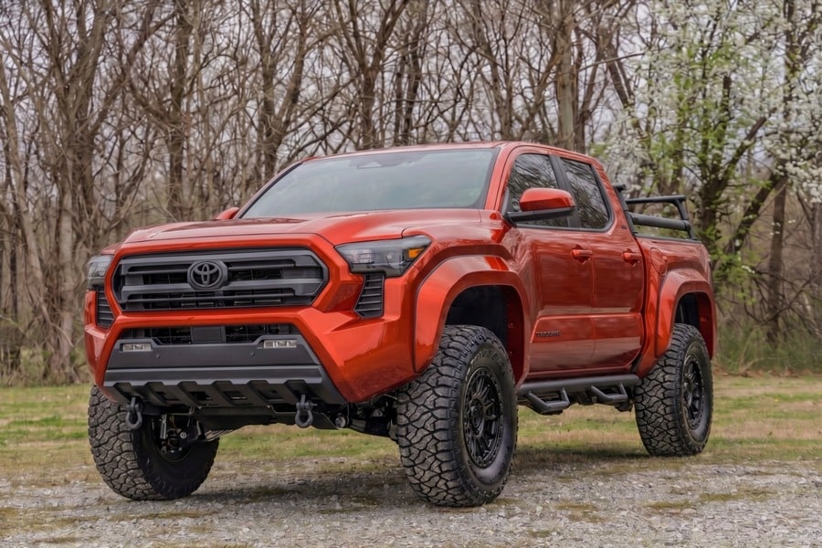 Расширители колёсных арок Sport, цвет 4W5 Solar Octane, Toyota Tacoma IV, Rough Country — фото 5