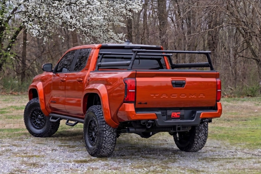 Расширители колёсных арок Sport, цвет 4W5 Solar Octane, Toyota Tacoma IV, Rough Country — фото 7