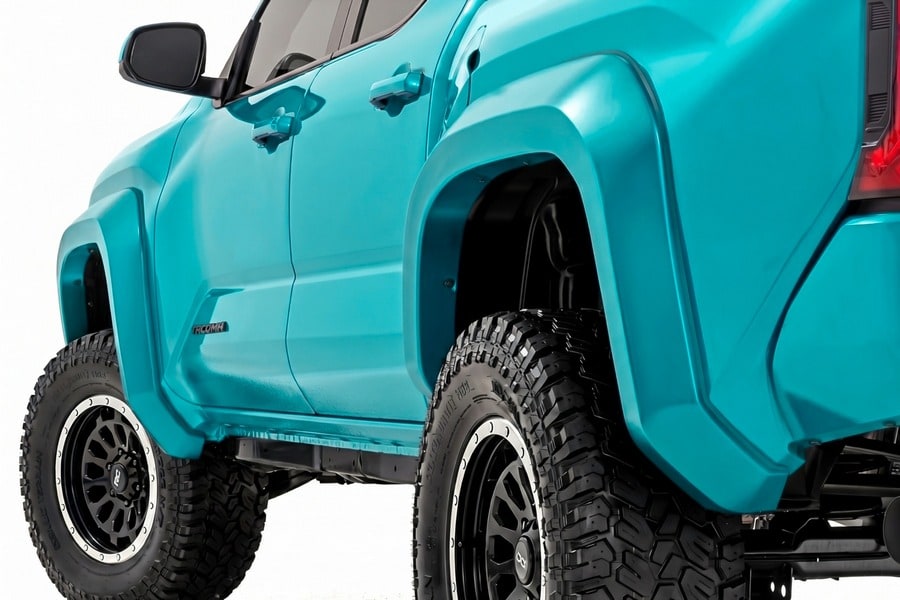 Расширители колёсных арок Sport, цвет 796 Wave Maker, Toyota Tacoma IV, Rough Country — фото 1