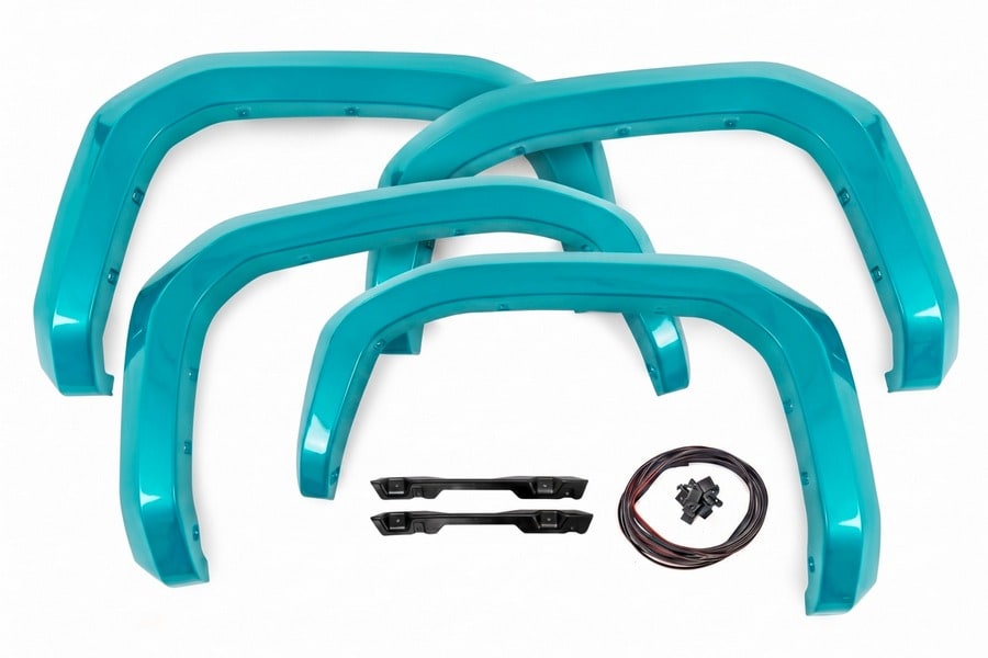 Расширители колёсных арок Sport, цвет 796 Wave Maker, Toyota Tacoma IV, Rough Country — фото 4