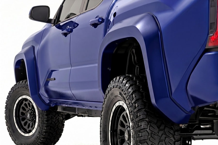 Расширители колёсных арок Sport, цвет 8W7 Blue Crush, Toyota Tacoma IV, Rough Country — фото 1