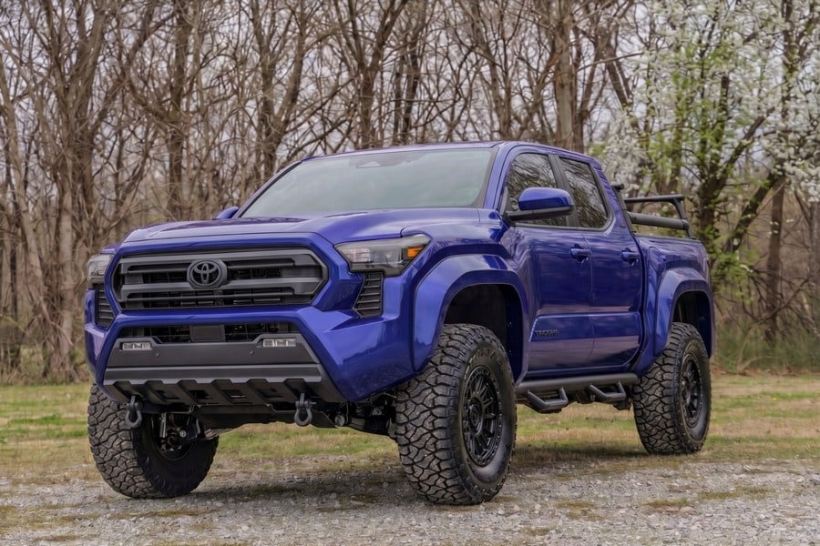Расширители колёсных арок Sport, цвет 8W7 Blue Crush, Toyota Tacoma IV, Rough Country — фото 5