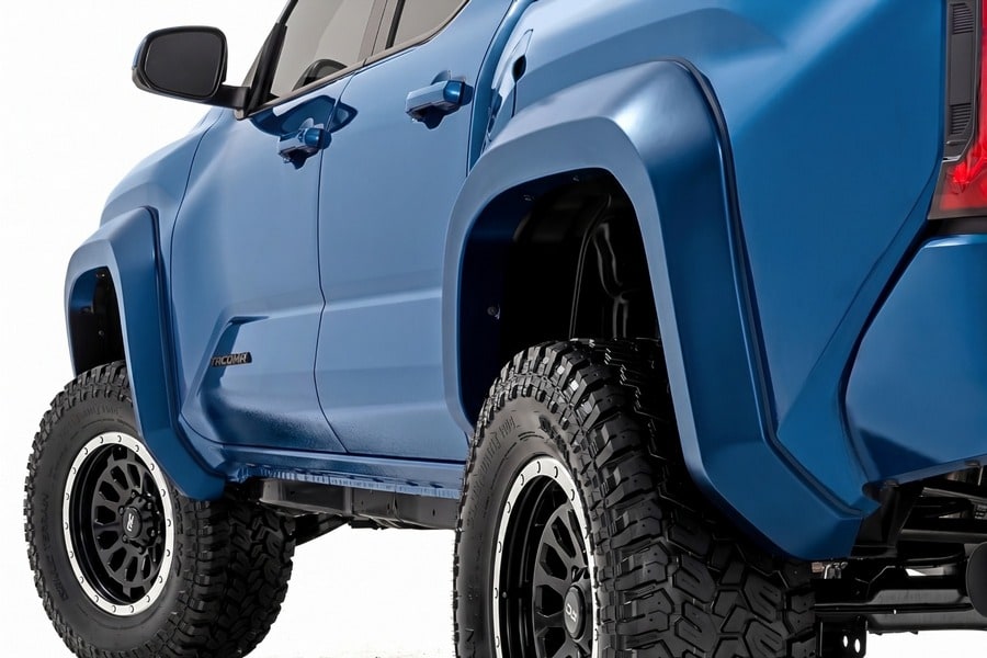 Расширители колёсных арок Sport, цвет 8X0 Heritage Blue, Toyota Tacoma IV, Rough Country — фото 1