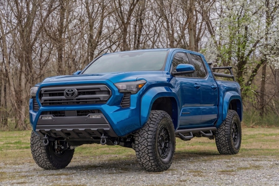 Расширители колёсных арок Sport, цвет 8X0 Heritage Blue, Toyota Tacoma IV, Rough Country — фото 5