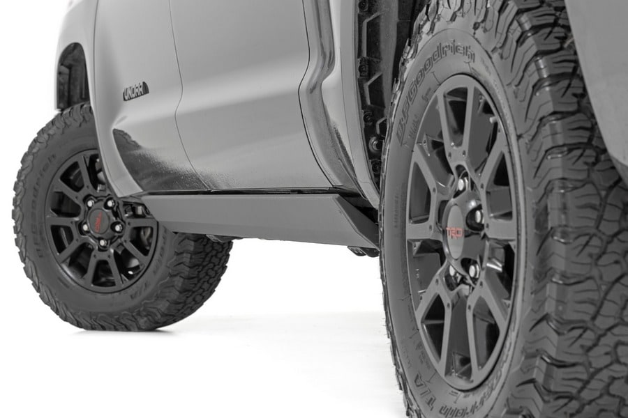Электрические выдвижные подножки, двухмоторный привод, кабина CrewMax, Toyota Tundra (2007–2021), Rough Country — фото 4