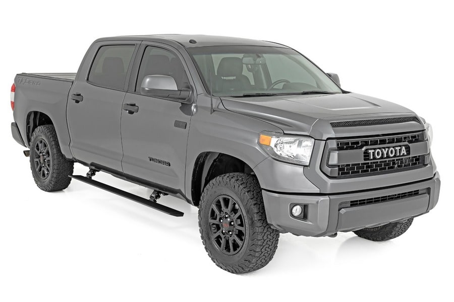 Электрические выдвижные подножки, двухмоторный привод, кабина CrewMax, Toyota Tundra (2007–2021), Rough Country — фото 5
