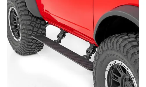 Электрические выдвижные подножки, двухмоторный привод, 2 двери, Ford Bronco VI, Rough Country — фото 1