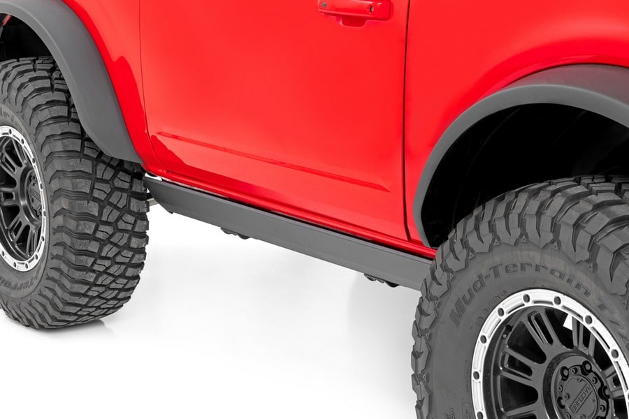 Электрические выдвижные подножки, двухмоторный привод, 2 двери, Ford Bronco VI, Rough Country — фото 2