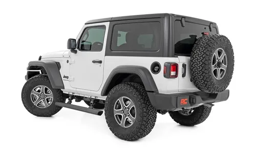 Электрические выдвижные подножки, двухмоторный привод, 2 двери, Jeep Wrangler JL, Rough Country — фото 3