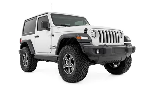 Электрические выдвижные подножки, двухмоторный привод, 2 двери, Jeep Wrangler JL, Rough Country — фото 4