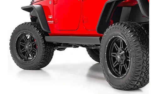 Электрические выдвижные подножки, двухмоторный привод, 4 двери, Jeep Wrangler JK, Rough Country — фото 2