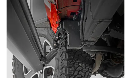 Электрические выдвижные подножки, двухмоторный привод, 4 двери, Jeep Wrangler JL, Rough Country — фото 5