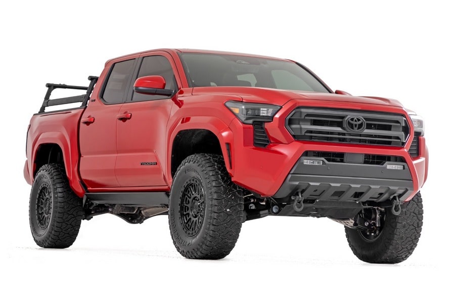 Электрические выдвижные подножки, двухмоторный привод, кабина Double Cab, Toyota Tacoma IV, Rough Country — фото 2
