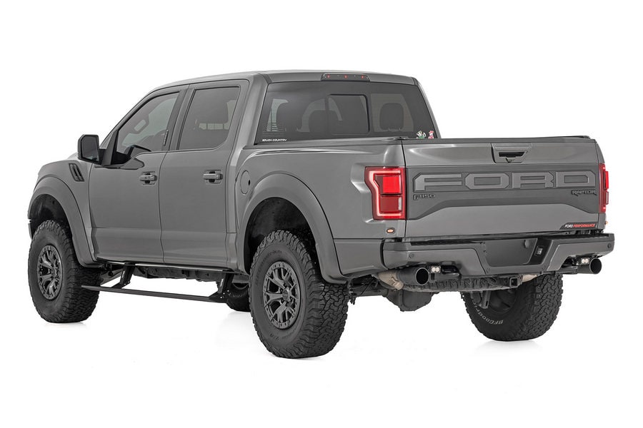 Электрические выдвижные подножки, двухмоторный привод, кабина Crew Cab, Rough Country — фото 5