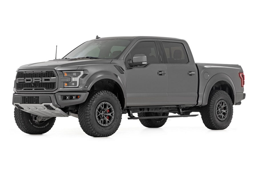 Электрические выдвижные подножки, двухмоторный привод, кабина Crew Cab, Rough Country — фото 7