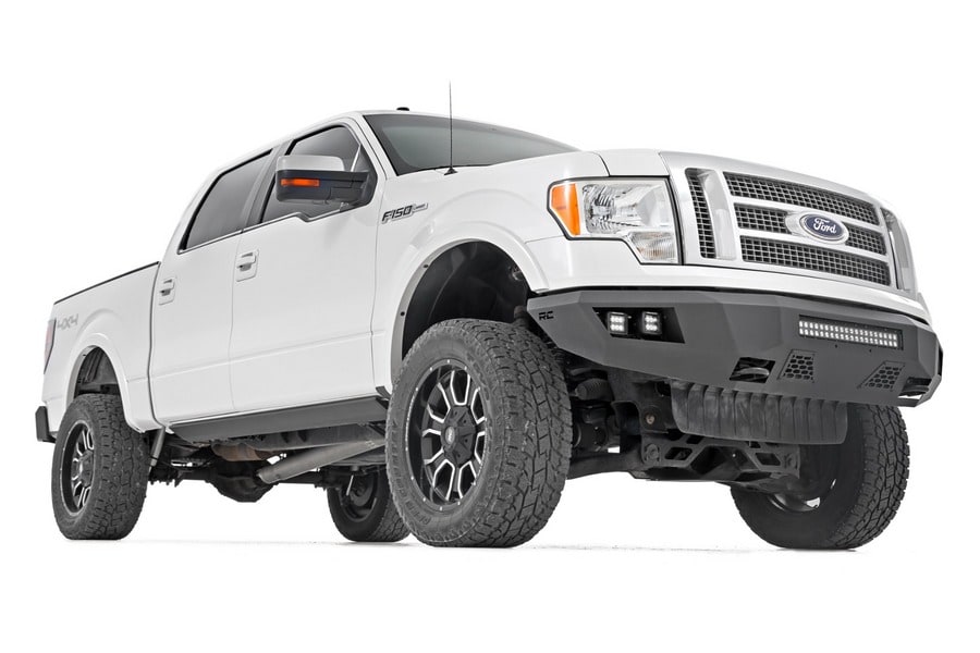Электрические выдвижные подножки, двухмоторный привод, кабина Crew Cab, Ford F-150 (2009–2014), Rough Country — фото 3