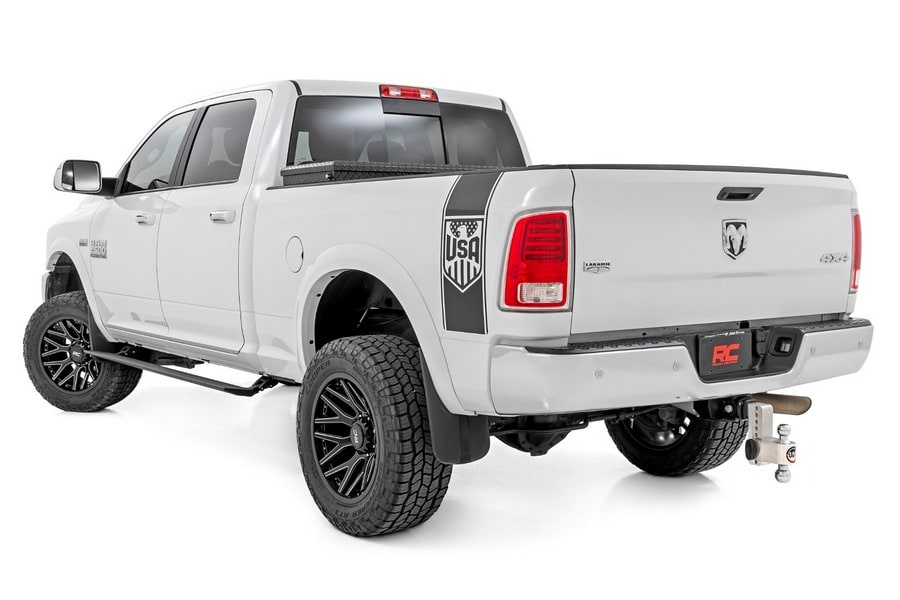 Электрические выдвижные подножки, двухмоторный привод, кабина Crew Cab, Rough Country — фото 3