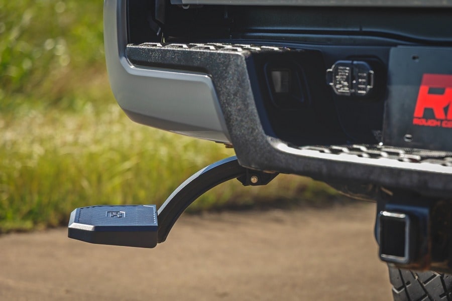 Выдвижная ступень грузовой платформы, ручной привод, Toyota Tacoma III, Rough Country — фото 7