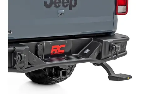 Выдвижная ступень грузовой платформы, ручной привод, Jeep Gladiator JT, Rough Country — фото 3