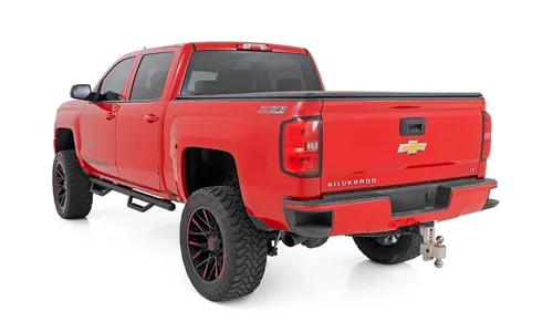 Трубчатые подножки, по длине кабины, кабина Extended Cab, Rough Country — фото 5